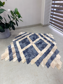 Меховой Коврик прикроватный накидка на кресло из овчины