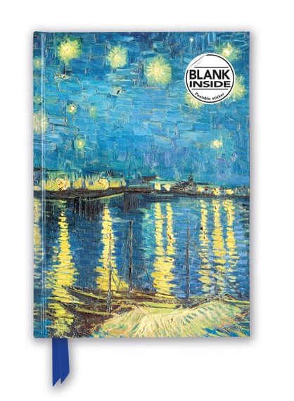 Bloknot \ Блокнот \ Notebook Vincent van Gogh: Starry Night over the Rhône (Foiled Blank Journal)