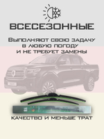 Щетки стеклоочистителя HUOYE Y8 550/450 мм на GreatWall Poer | AeroClip
