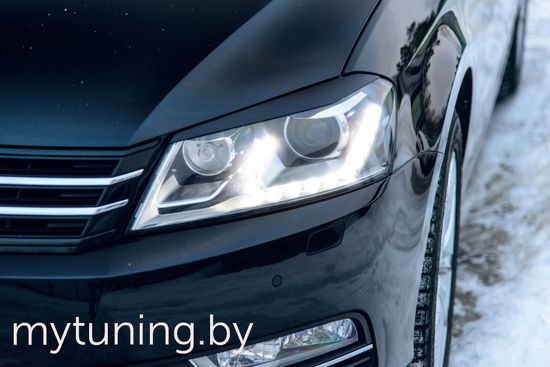 Реснички на фары для Volkswagen Passat B7