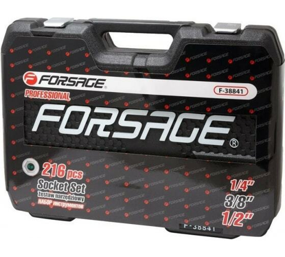 НАБОР ИНСТРУМЕНТОВ 216ПР 1/4 3/8 1/2 (6ГР) 38841 FORSAGE