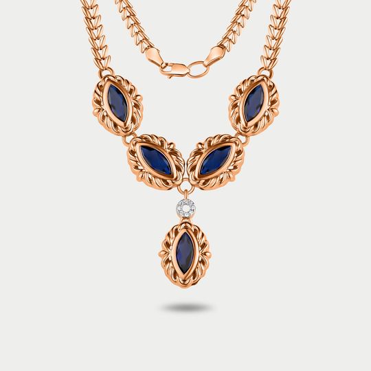 Колье золотое