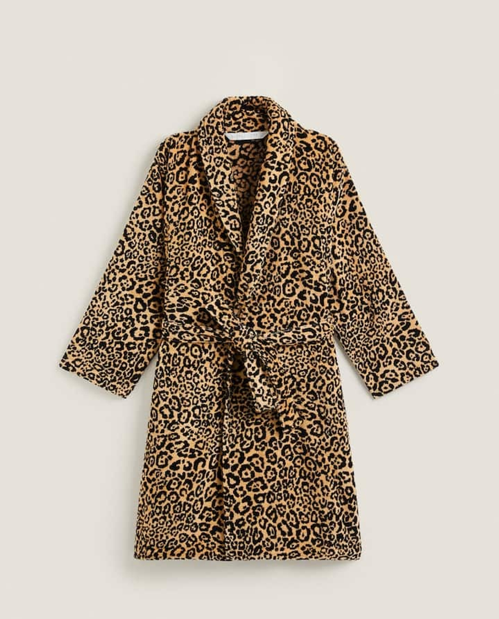 ZARA HOME ЛЕОПАРДОВЫЙ ЖАККАРДОВЫЙ ХАЛАТ, ЛЕОПАРДОВЫЙ