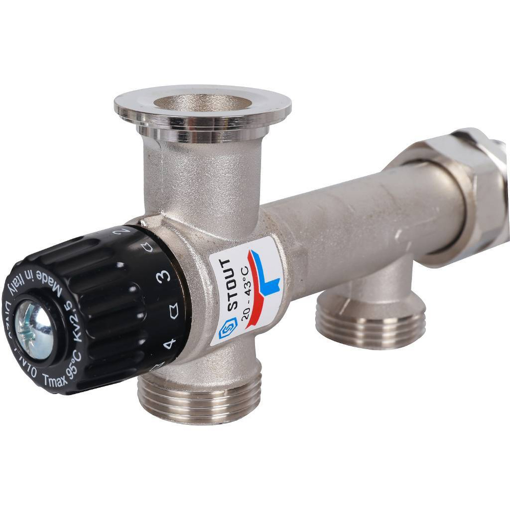 Насосно-смесительный узел с термостатическим клапаном 20-43°C, без насоса