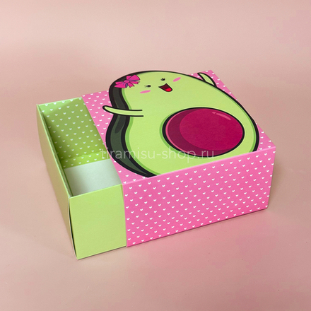 Коробка для десертов «Авокадо», 15 х 15 х 8 см
