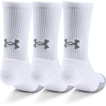 Теннисные носки Under Armour Youth HeatGear Crew Socks 3-Pack - белый