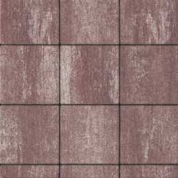 Тротуарная плитка КВАДРАТ 300х300 мм - Листопад гладкий Коралловый песок