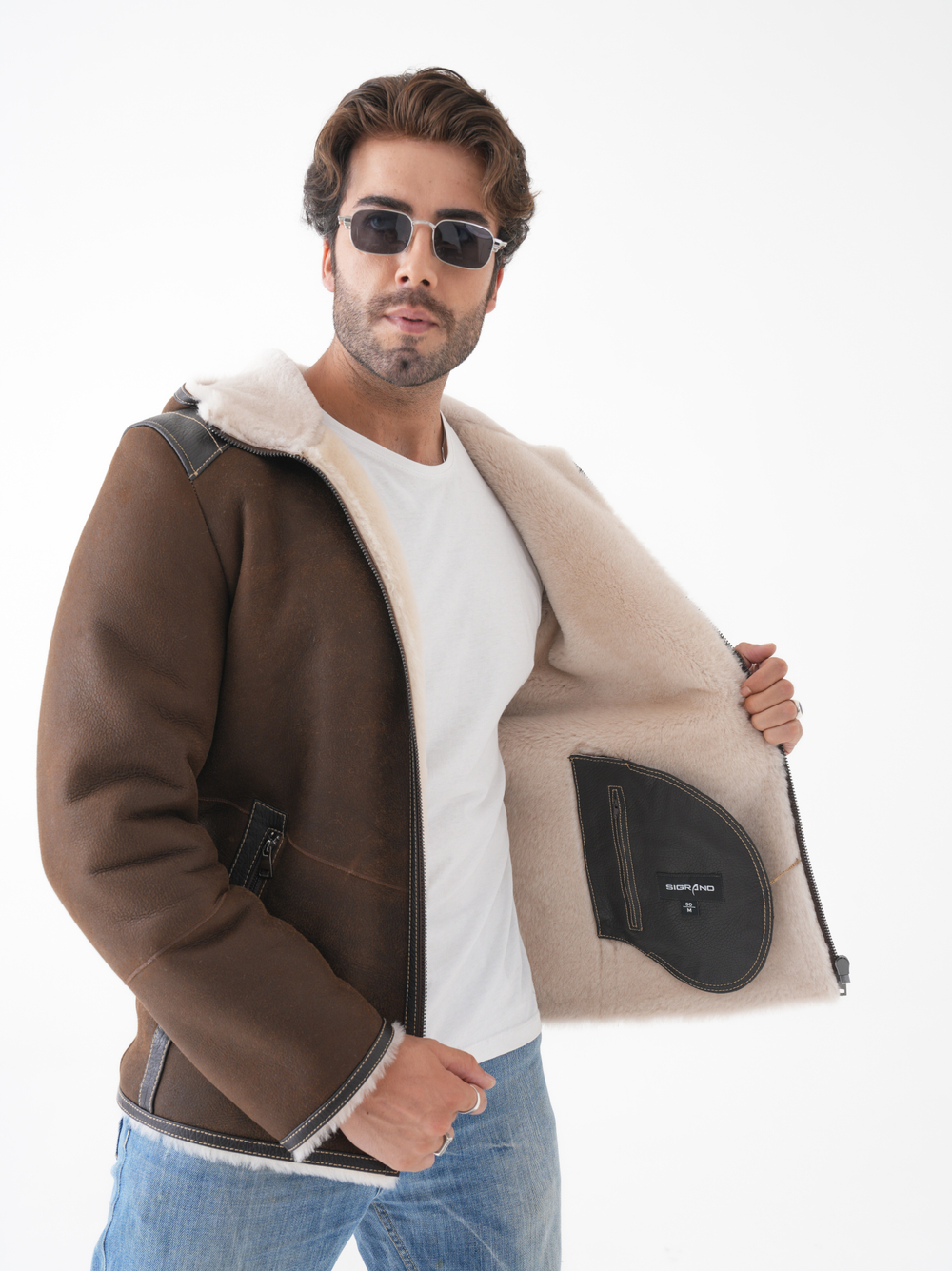 Дубленка мужская