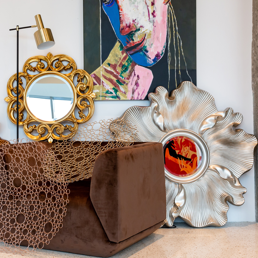 Настенное зеркало Виола Силвер Объект мечты