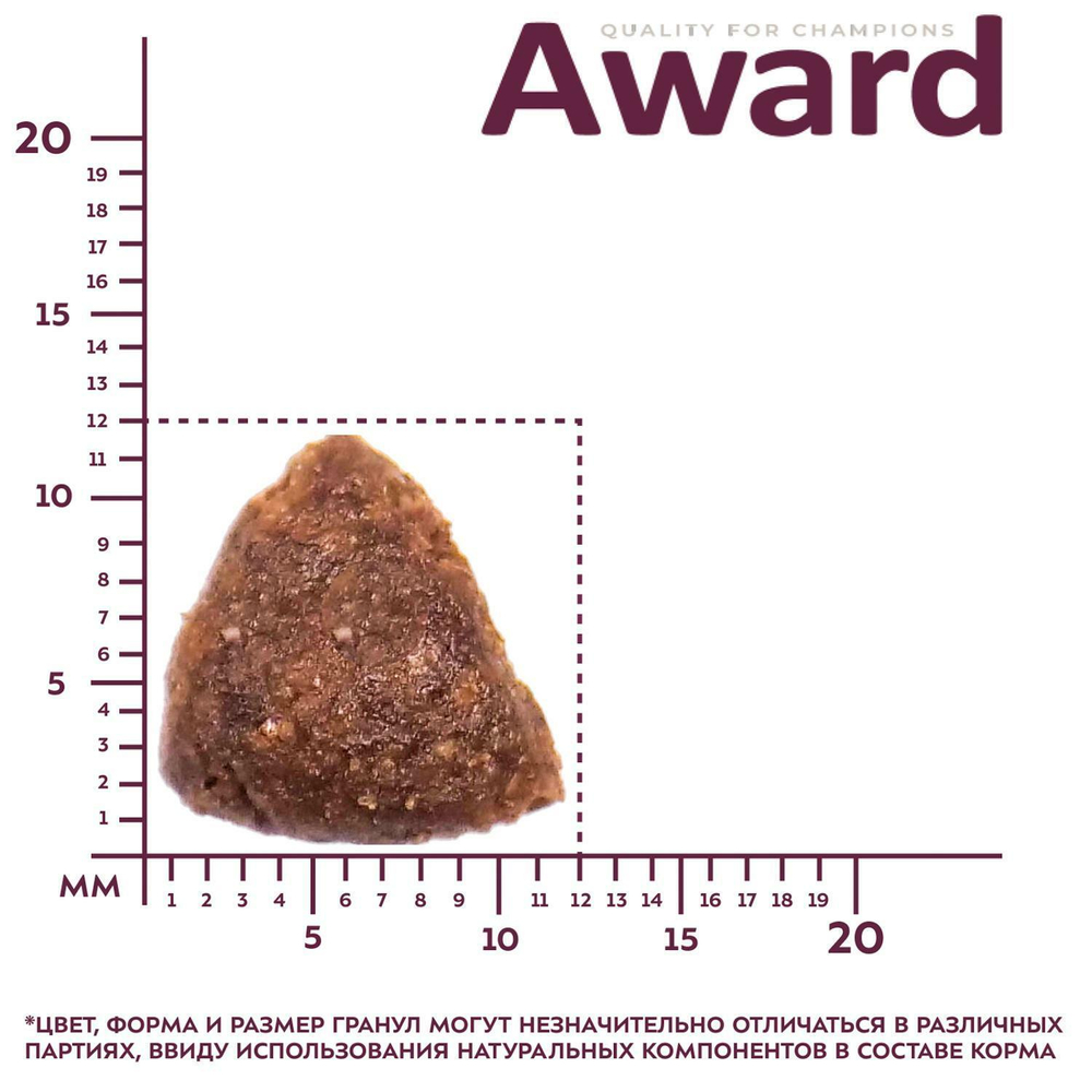 Корм  для собак AWARD, 2 кг, ягненок с индейкой