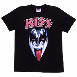 Футболка KISS ( Джин Симмонс с языком )