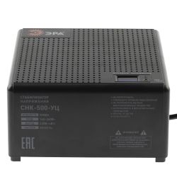 Стабилизатор напряжения ЭРА CНК-500-УЦ компактный универсальный, 140-260В/220В, 500ВА | Компактные