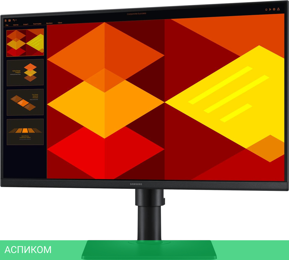 Монитор Samsung 24" Essential S4 S24D400GAIXCI