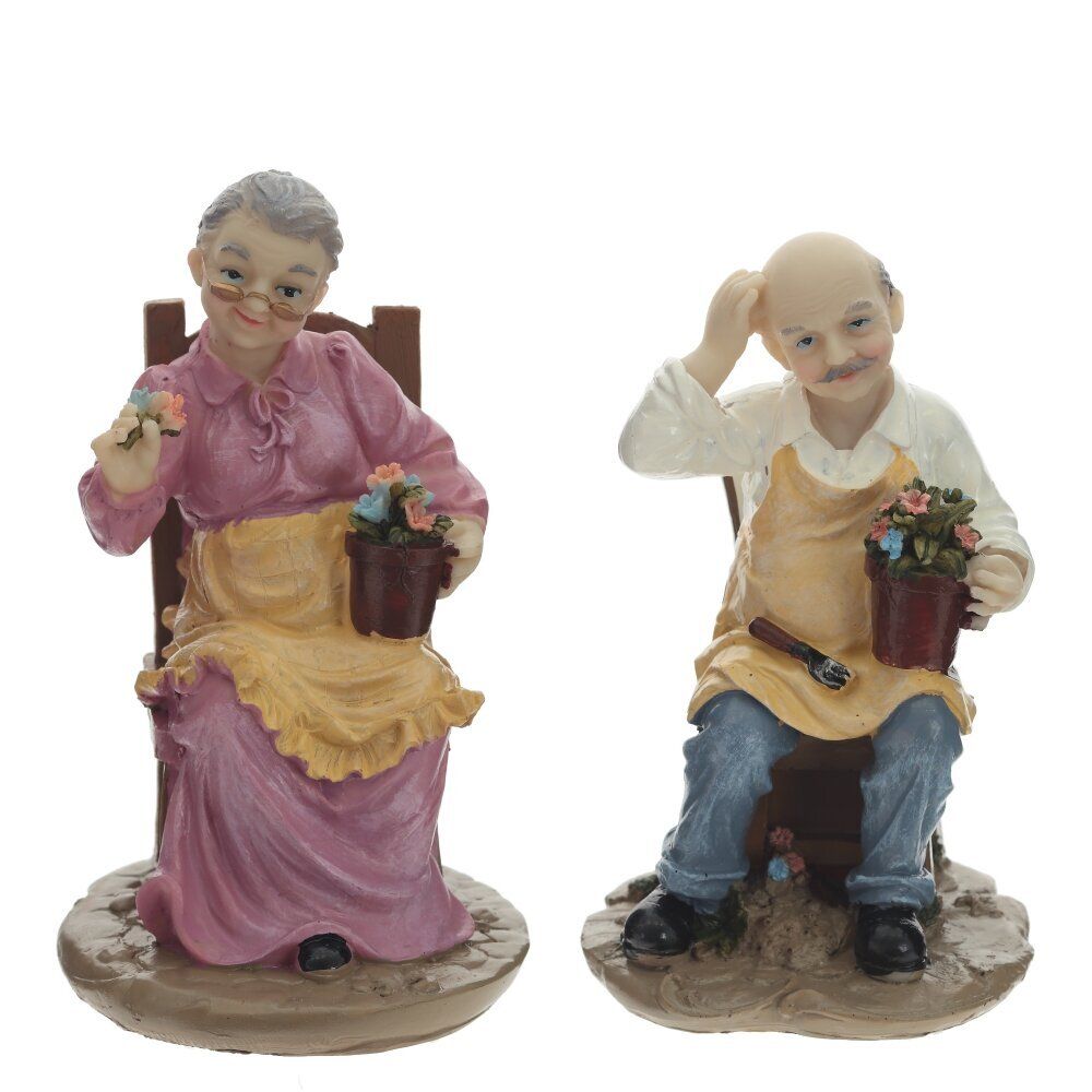 GAEM Фигурка декоративная "Бабушка/Дедушка", L10 W10 H16,5 см, 2в.