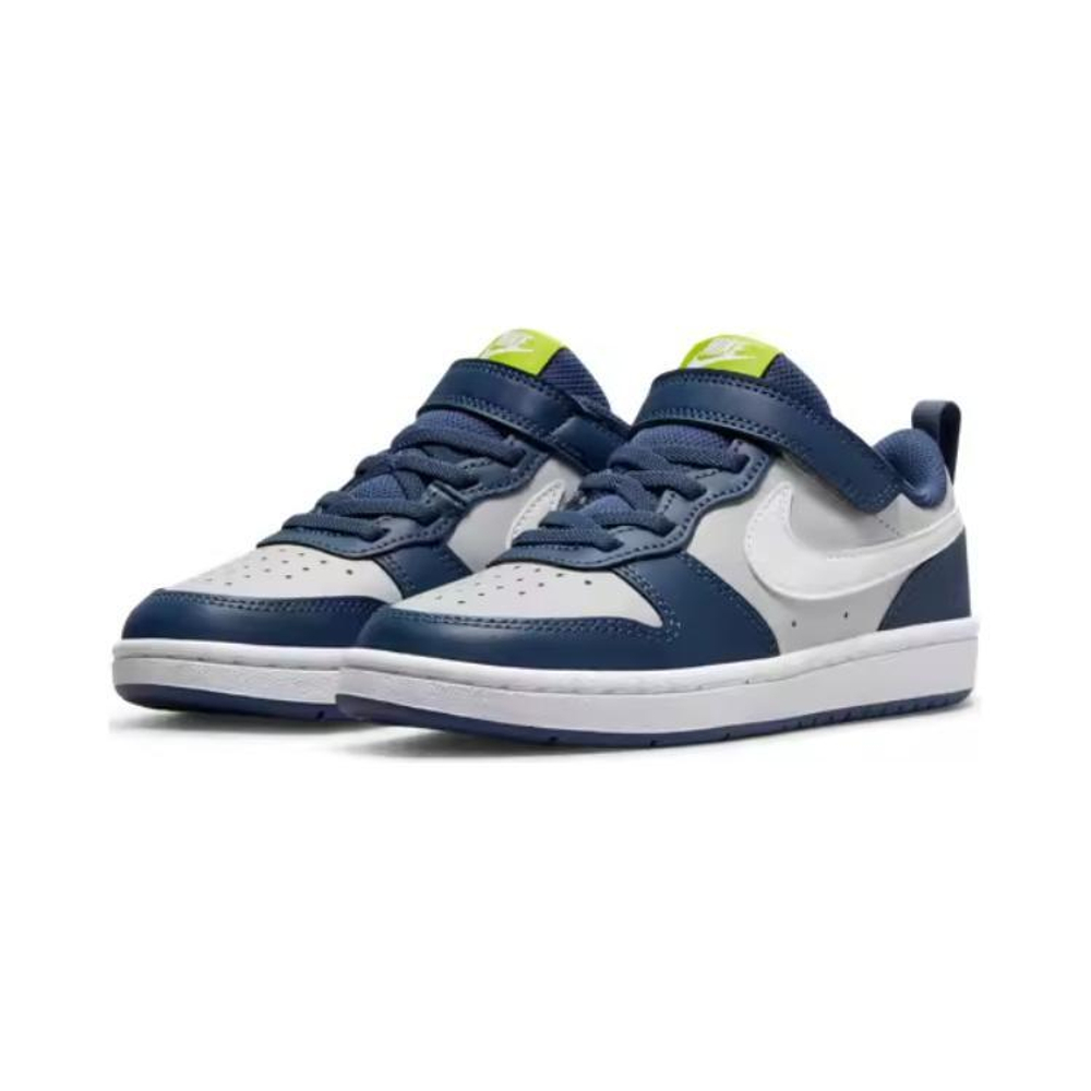 Детские кроссовки Nike Court Borough Low 2 'Grey Fog Mystic Navy' BQ5451-016