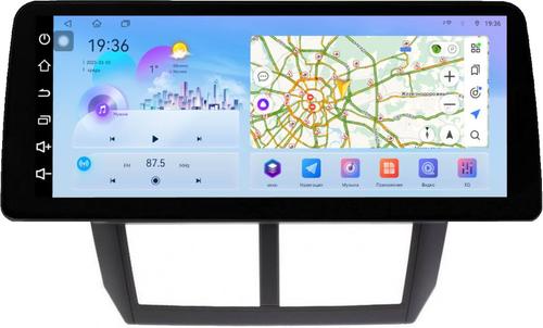 Магнитола для Subaru Forester 3 SH 2008-2013, Impreza 3 GH,GE - FarCar монитор 12.3" 2K QLED на Android 14, Быстрая, CarPlay, 4G SIM-слот