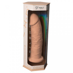 Реалистичный фаллоимитатор SilexD Model 2 (22,8×5,4 см) с двойной плотностью светло-бежевый