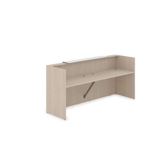 1КР-КЛ.001 Комплект Ресепшн с фартуком HPL (2432*750*1149) (без подсветки)