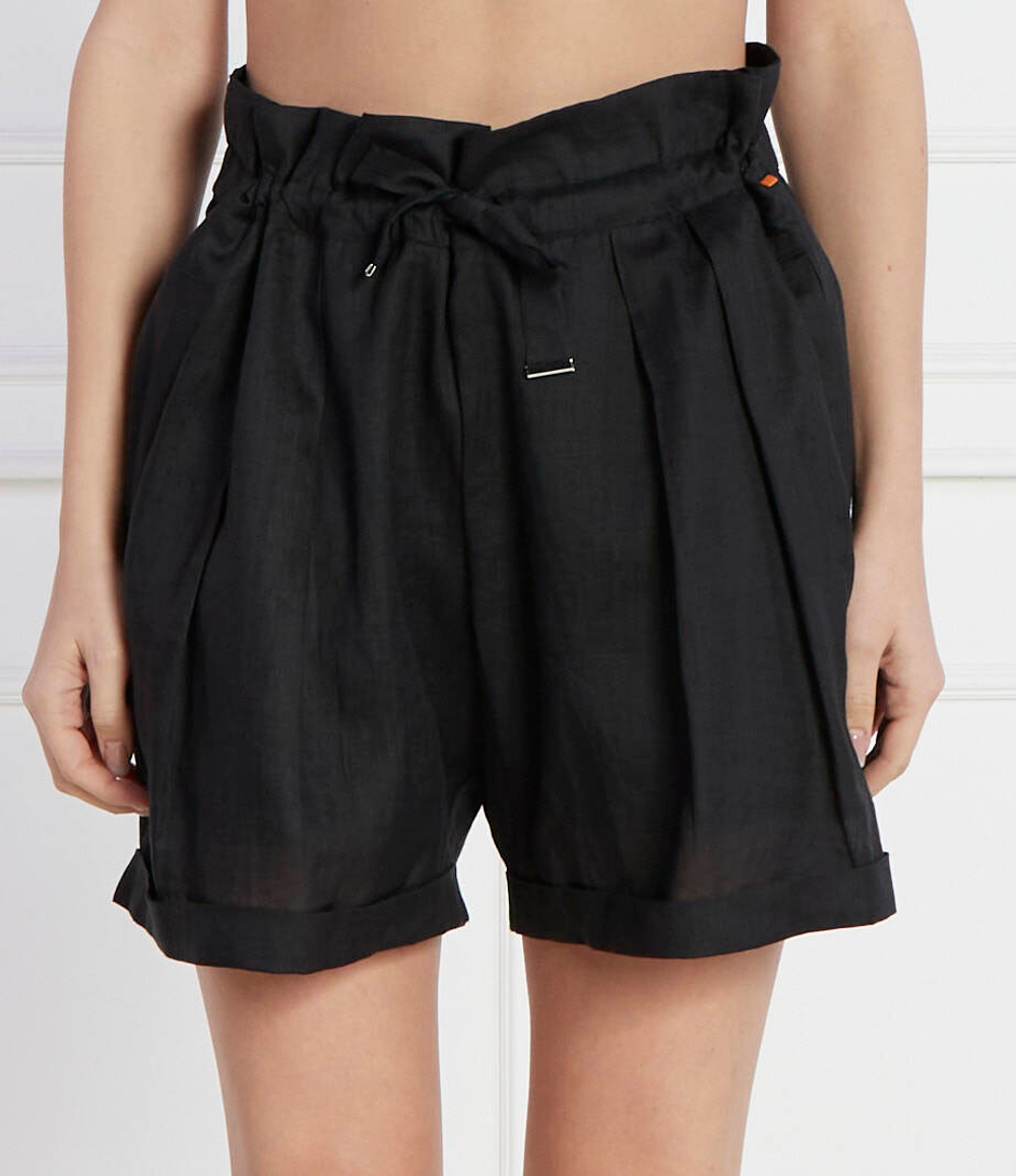 Шорты + пояс C_Turrina BOSS ORANGE - черный(50511755)