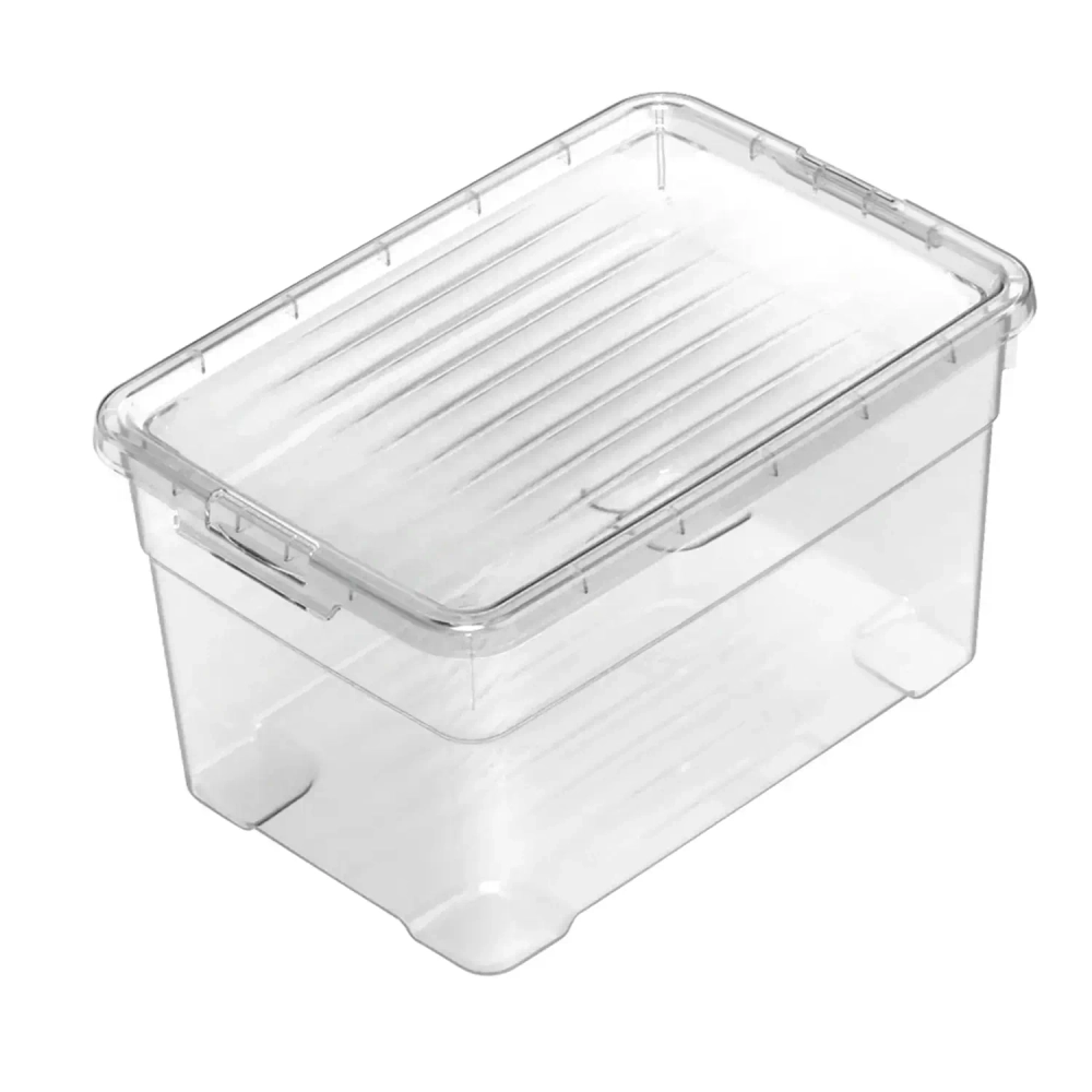 Контейнер с крышкой универсальный «Лайф», прозрачный, 38*27.6*15.4см / 12л
