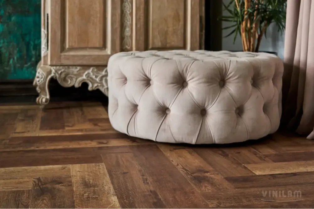 Vinilam Parquet Herringbone Click Паркет Версальский, 2,07 м²