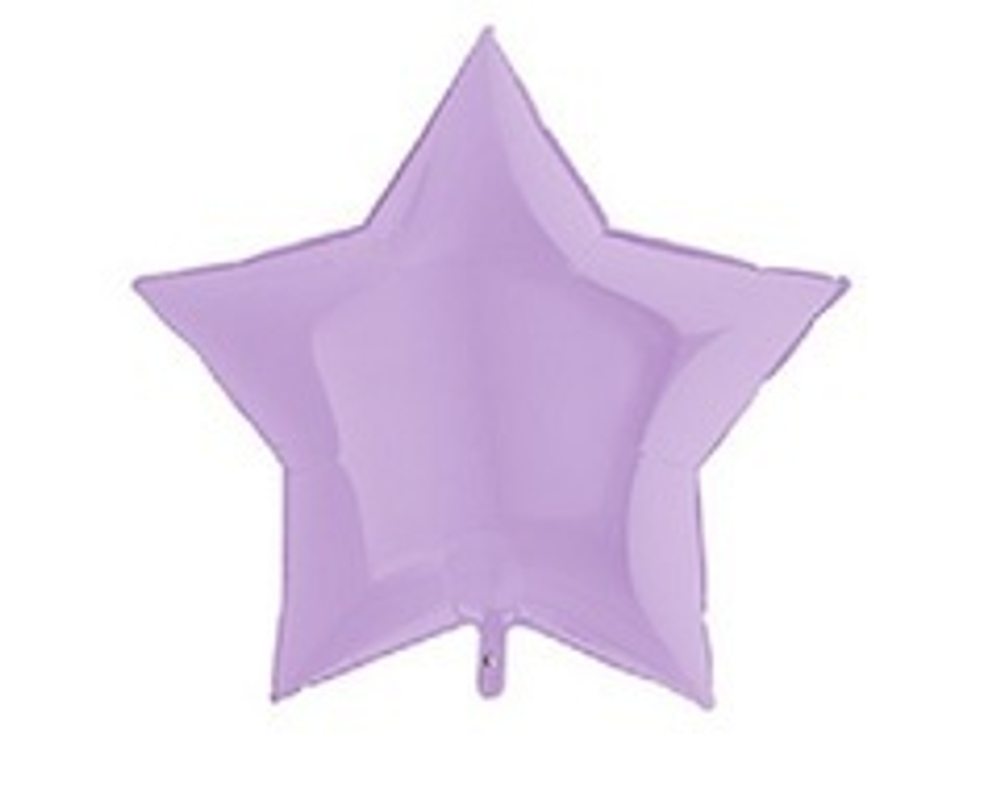 Г 36" Звезда Макарунс Сиреневый 90 см.