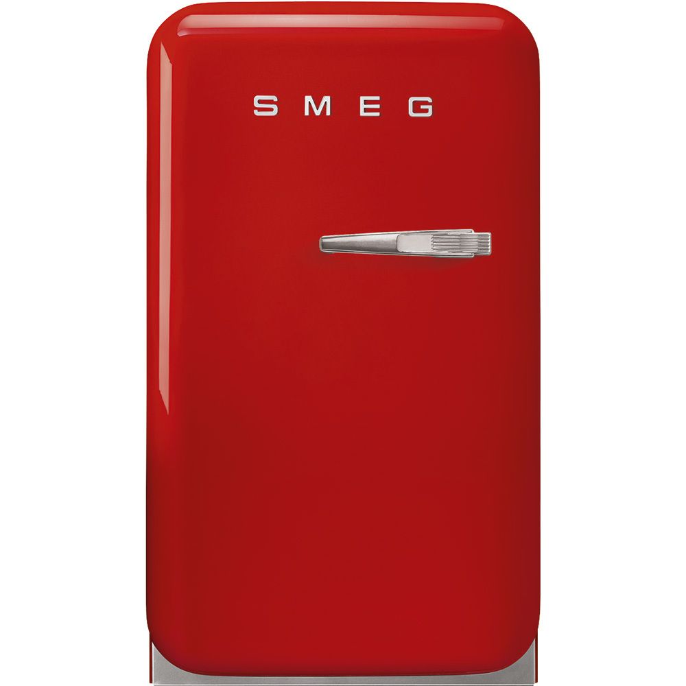 Минихолодильник без морозилки красный Smeg FAB5LRD5