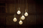 Подвесной дизайнерский светильник Crystal Bulb by Lee Broom (18 подвесов)
