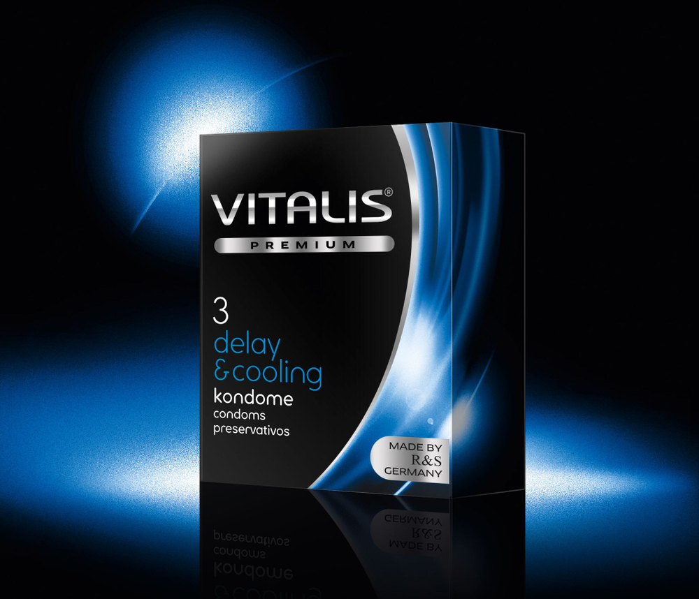 Презервативы VITALIS premium №3 delay& cooling 40126VP