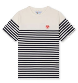Женская теннисная футболка Roland Garros Heritage Tara - white/navy