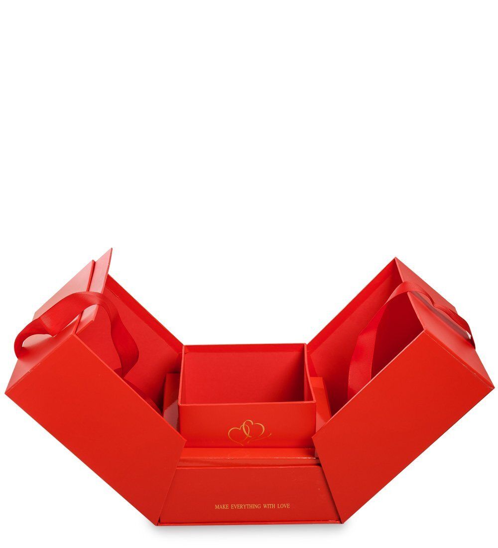 WG-95-D Коробка подарочная «Сюрприз» цв.красный