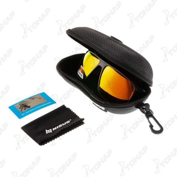 Очки поляризационные в жест.чехле (N-OP-LZ0313-O) Nisus