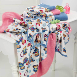 Полотенце детское 25x25 Feiler Little Skippers 123 розовое