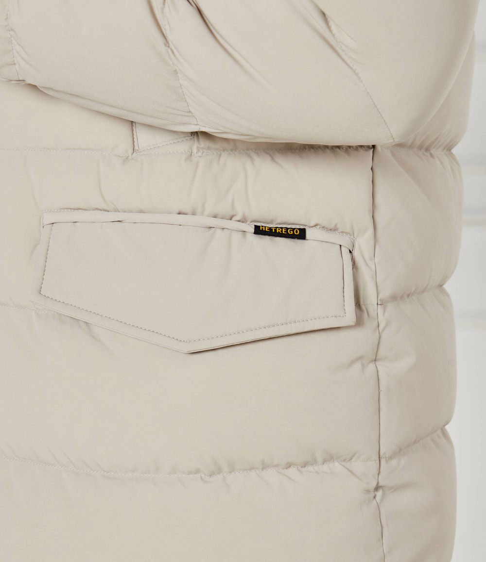 Пуховая куртка PARKER Hetrego - бежевый(8N436M F)