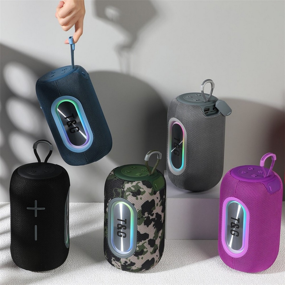 Беспроводная колонка TG-665 (20W TF USB FM) RGB Light