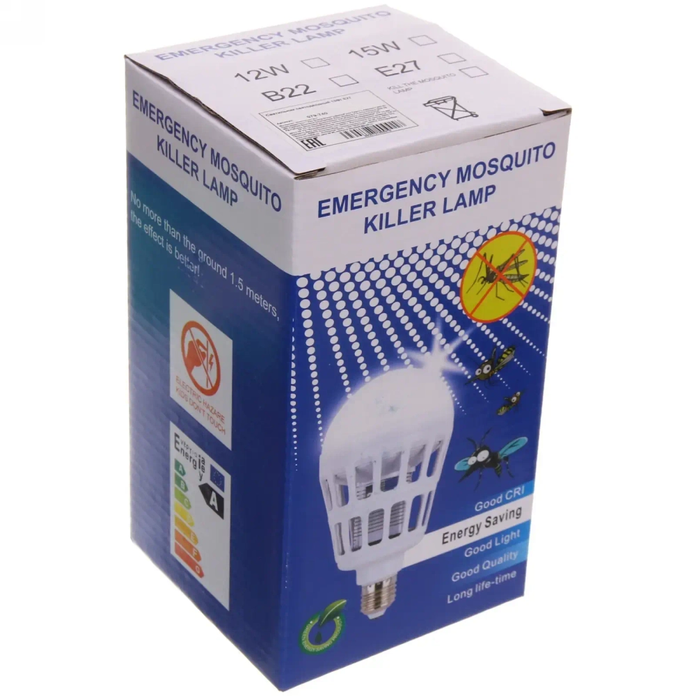 Лампа LED антимоскитная светодиодная 15Вт Е27