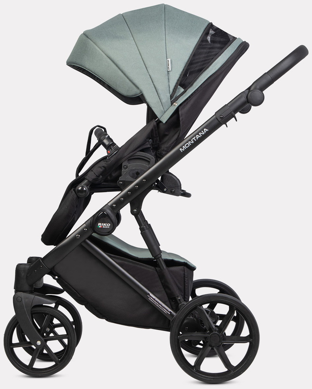 Детская коляска Riko Basic Montana Plus 2 в 1 41 Green зеленый