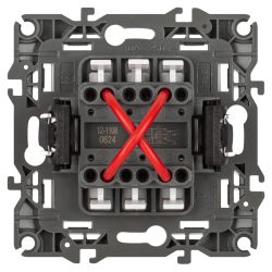 Переключатель перекрестный ЭРА Серия 12 12-1108-16 , 10АХ-250В, титан | ЭРА 12 Титан