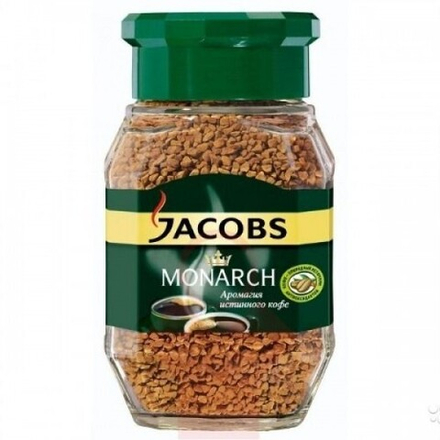 Jacobs Monarch, растворимый, стекло, 95 гр