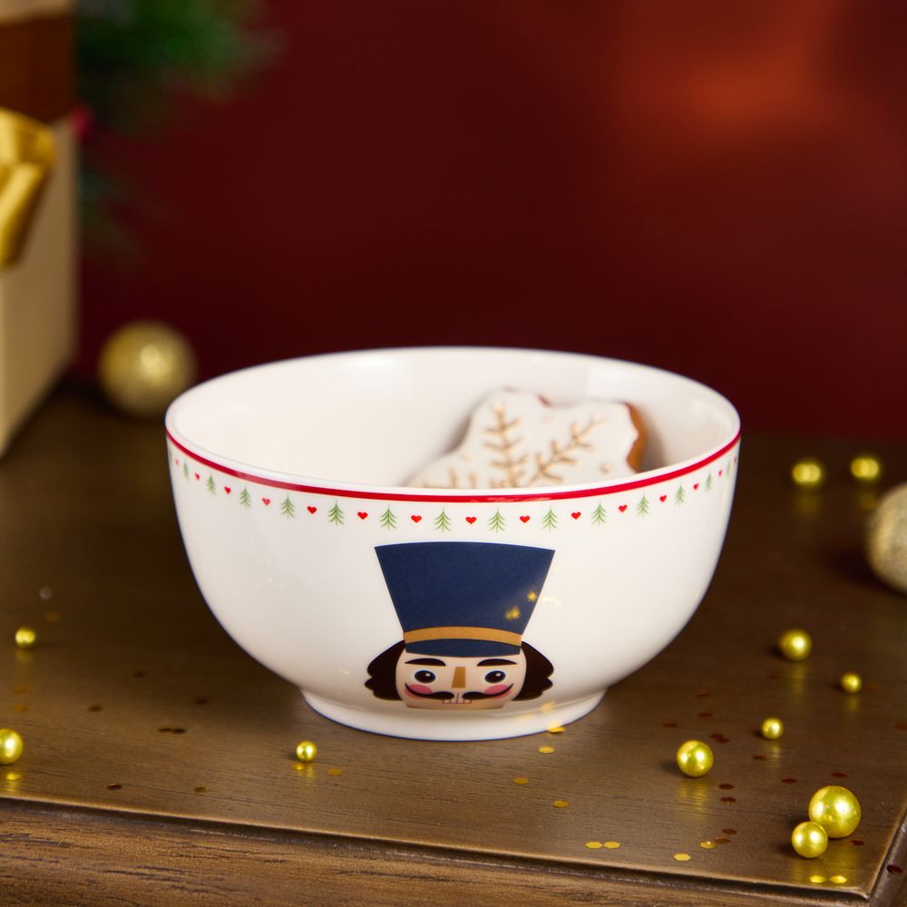 НАБОР ПОСУДЫ LEFARD "ЩЕЛКУНЧИК" 2 ПР. (КРУЖКА 360МЛ, САЛАТНИК 500МЛ)