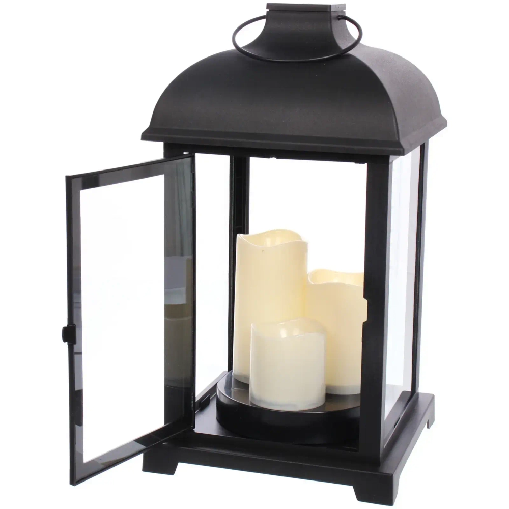 Сувенир с подсветкой «Волшебная лампа» 24,5*24,5*45 см (работает от 3*ААА), Черный