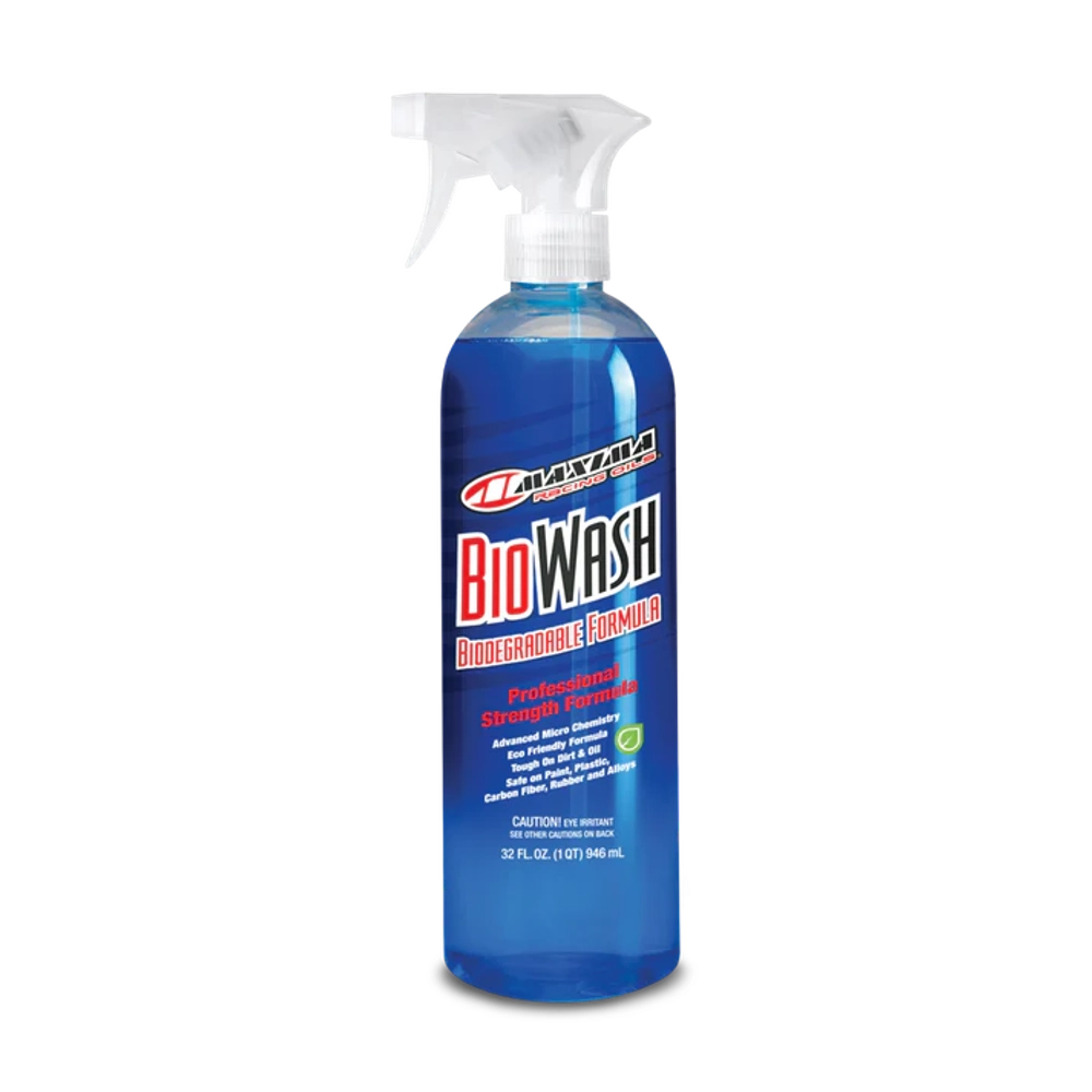 Биоразлагаемый очиститель для мойки мототехники Maxima Racing Oils Bio Wash 946 мл.