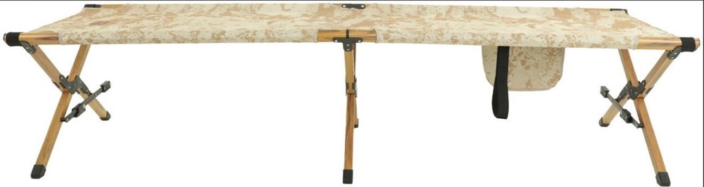 Раскладушка Naturehike XJC03, 196х64х43 см, до 150 кг, коричнево-бежевая