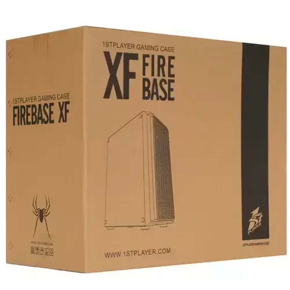 Компьютерный корпус 1STPLAYER FIREBASE XF (XF-BK-4F1)