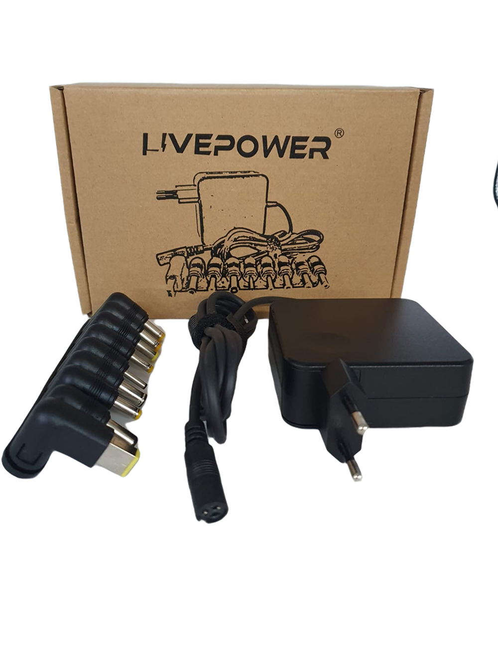 Блок питания универсальный Live Power SP500 5V-20V/3.25A + 9 насадок