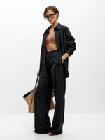 Черные брюки Микадо