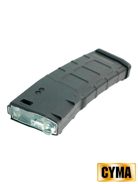 Магазин механический Cyma для М-серии Magpul на 160 шаров (M127). Black