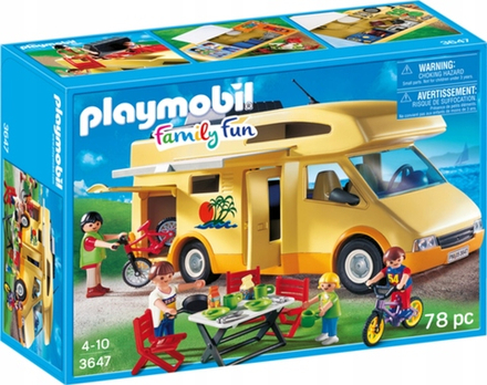 Конструктор Playmobil Family Fun Дом на колесах для семейного отдыха 3647