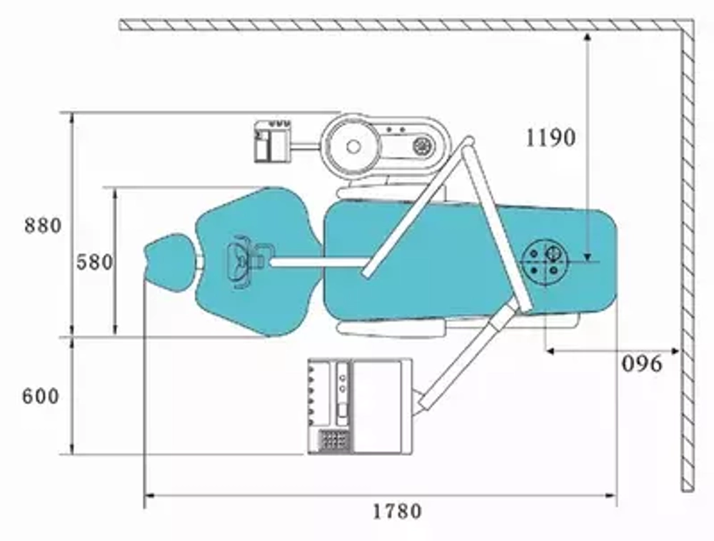 Стоматологическая установка KLT 6210 N1 Lower (с нижней подачей)