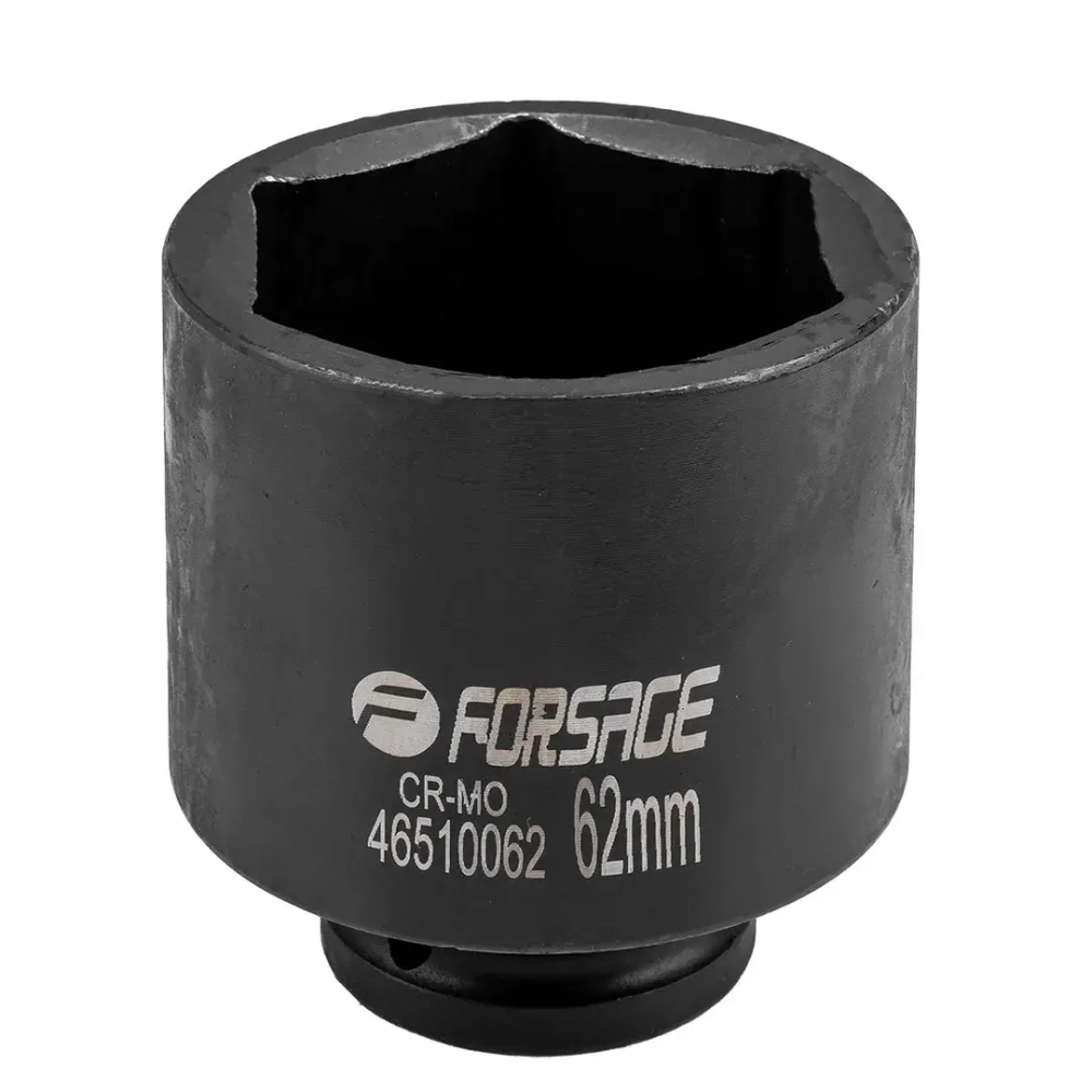 Головка ударная глубокая 62мм (6гр.) 3/4'' Forsage F-46510062